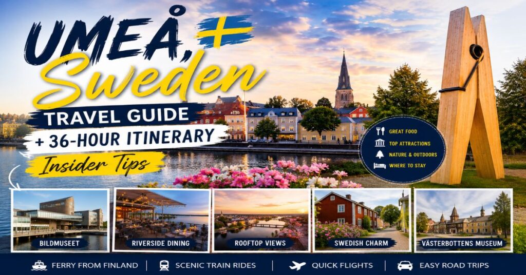 Umeå, Sweden Travel Guide + 36-Hour Itinerary: Insider Tips