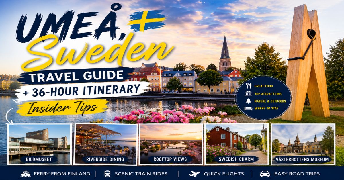 Ume&aring;, Sweden Travel Guide + 36-Hour Itinerary: Insider Tips