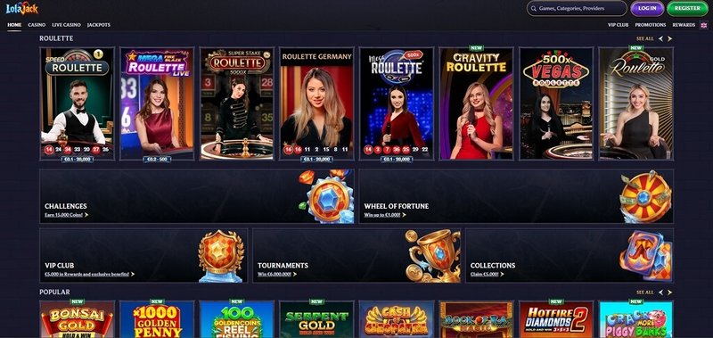 Experience the Thrill of Online Casino Gaming at Lolajack in the UK